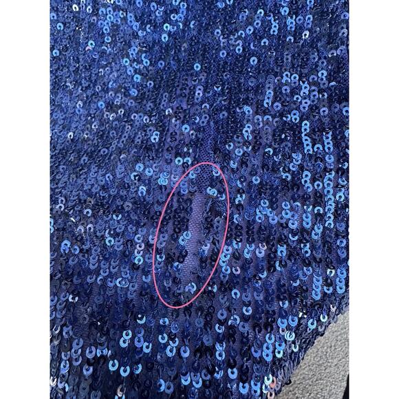 Guess by Marciano All Over Sequin Cropped Top & High Rise Flare Leg Pants Set XS - Picture 15 of 15